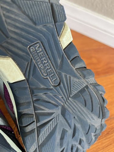 MERRELL Women's High top Hiking Trail Shoes Boots Size 6 Purple Navy - Picture 10 of 12