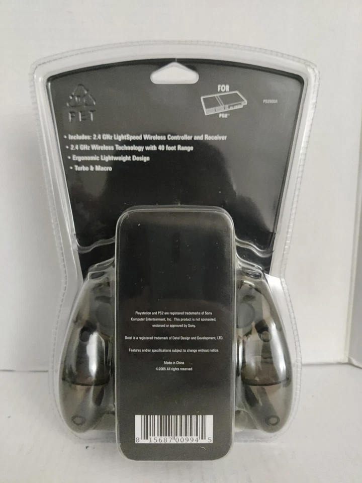 Datel PS2 Play Station Light Speed Wireless Game Controller PS2900A New Sealed - Image 2 of 3