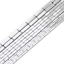 4/6/9mm Plated Silver Color Hematite Cuboid Cube Beads for Jewelry Making DIY