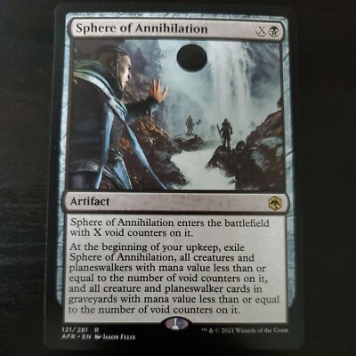 MTG Sphere of Annihilation Adventures in the Forgotten Realms 121/281 Reg Rare