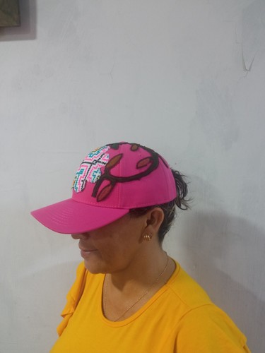 Shipibo Native Unikat Damen Cap - Bild 10 von 10