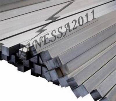 Titanium Ti grade 2 size 2 gr2 metal square bar diameter 8 mm, length 250 mm-