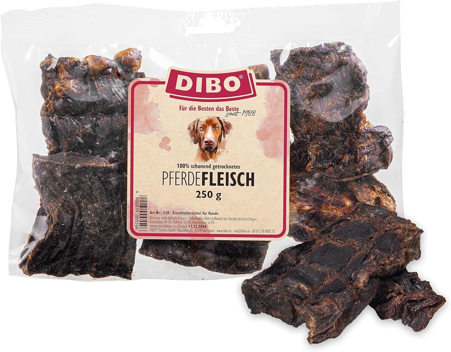 Snack de viande de cheval premium La Petite Naturkau sachet 250 g