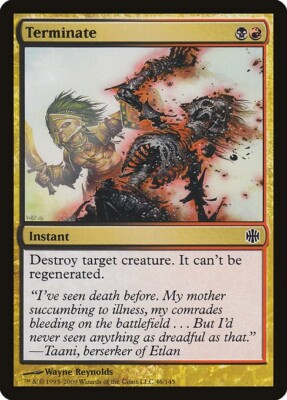 Terminate 1x MtG Alara Reborn SP/NM