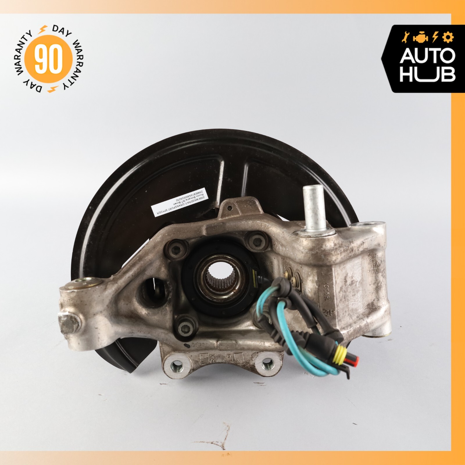 06-07 Maserati M138 GranSport Spyder Rear Left Side Spindle Knuckle Hub OEM 46k