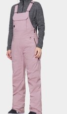 686 Women Black Magic Insulated Bib L Dusty Mauve Geo Jacquard M2W406-DMGJ