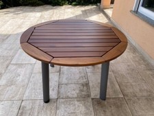 Gartentisch rund aus Kirschbaum Holz