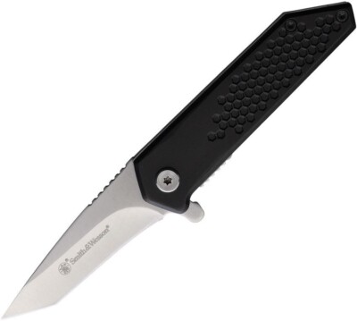Smith & Wesson Ops Assisted Folding Knife 2.5'' Stainless Blade Aluminum Handle