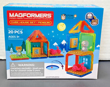 New Magformers 20-Piece Cube House Set - Penguin - NIB