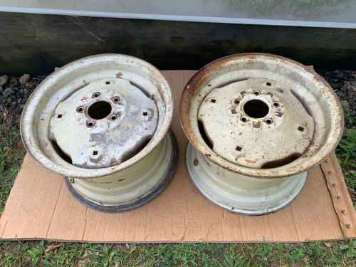 2 - CUB LO BOY 154 184 185 INTERNATIONAL IH REAR RIMS 13.6