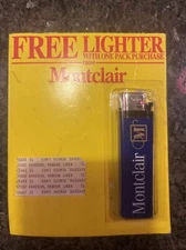 Montclair Cigarettes Blue Lighter