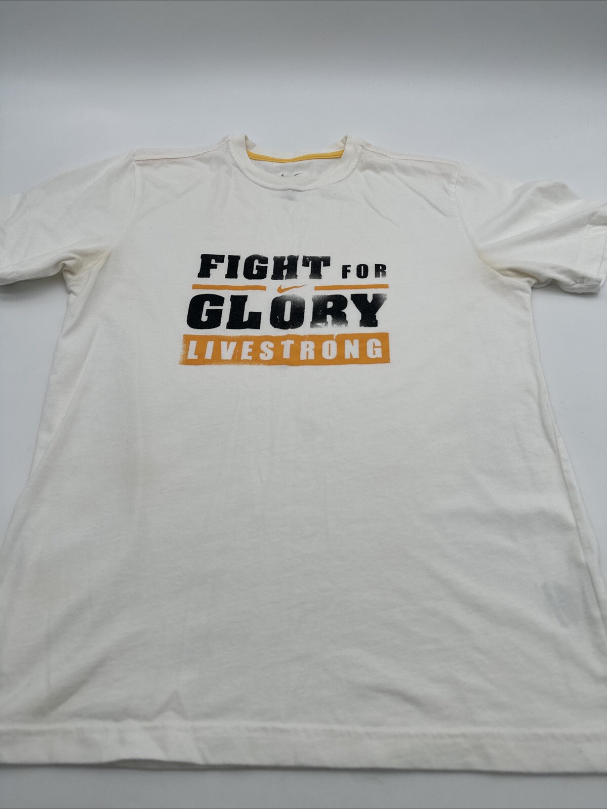 Nike Dri-Fit T-shirt Men Medium Graphic Print Logo …#22059