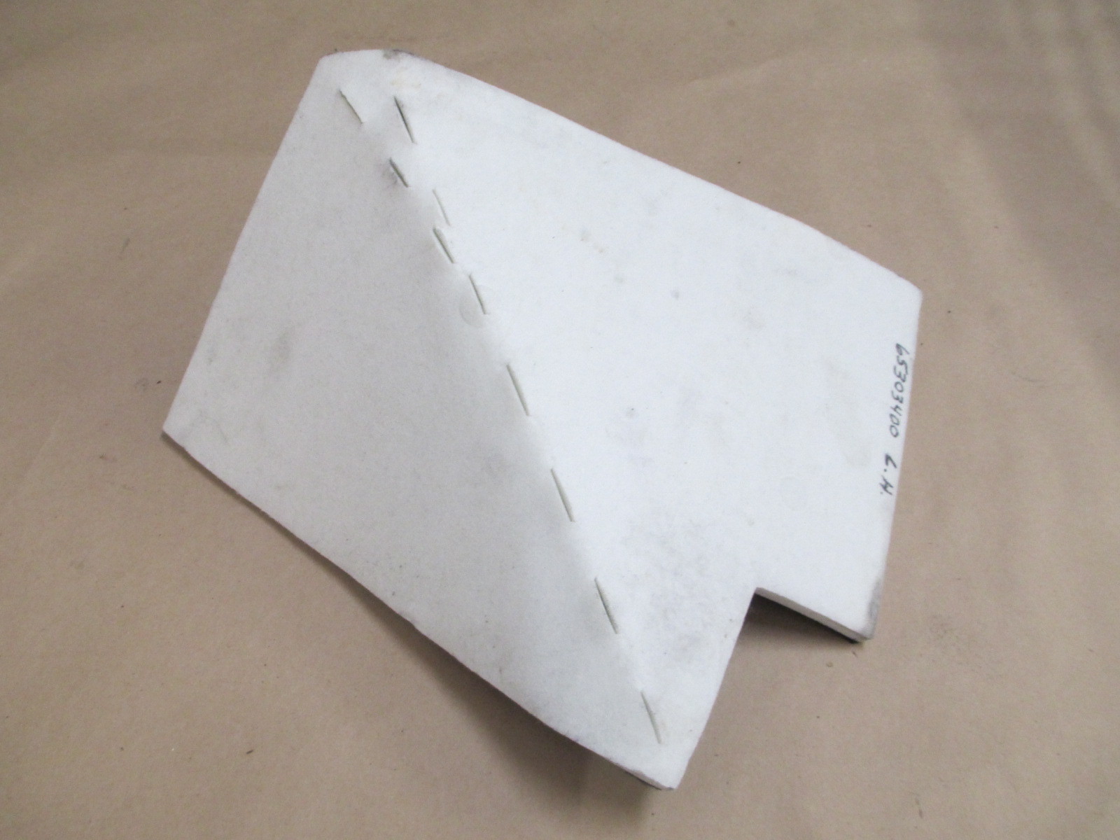 Ferrari 360 - 430 - LH Rear Quarter Glass / Window Insulation #65303400