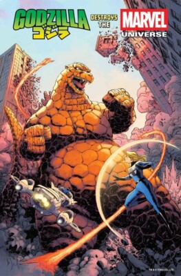 Godzilla Destroys The Marvel Universe #1 Thing - Zilla Variante (16.07.2025)