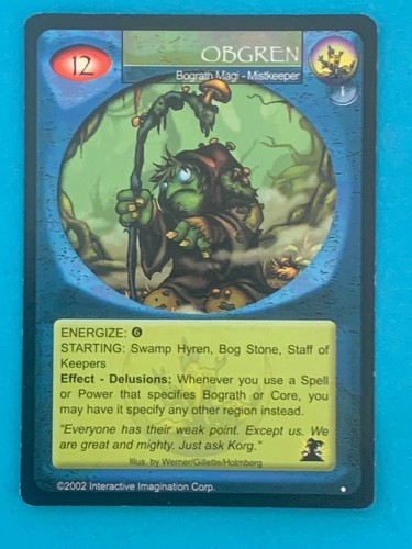 Bograth - Magi Nation Duel (MND) TCG/CCG Cards - Rare/Uncommon/Common.Pick Card. - Picture 33 of 54