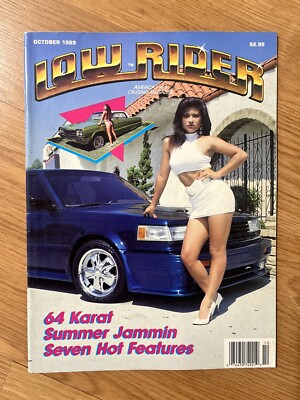 LOWRIDER MAGAZINE*OCTOBER 1989*VINTAGE*BRAND NEW*VERY RARE