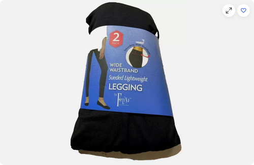 Felina Athletic Leggings Confezione da 2 Ultra Morbidi e Durevoli in Camoscio (NERO, SMALL) Nuovi senza etichette - Foto 2 di 5