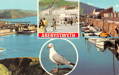 R520581 Aberystwyth The Bays The Promenade The Harbour E T W Dennis Photocolour