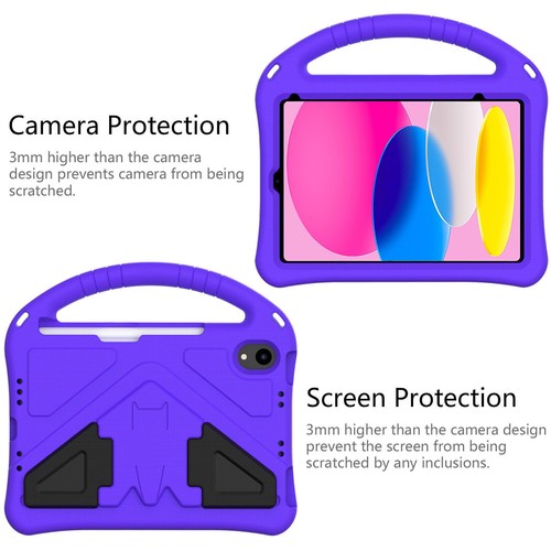 For iPad mini 1 2 3 4 5 6th Gen Kids Shockproof Handle Stand Tablet Case Cover - Picture 26 of 33
