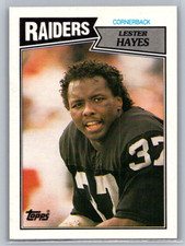 1987 Topps Football #223 Lester Hayes Los Angeles Raiders