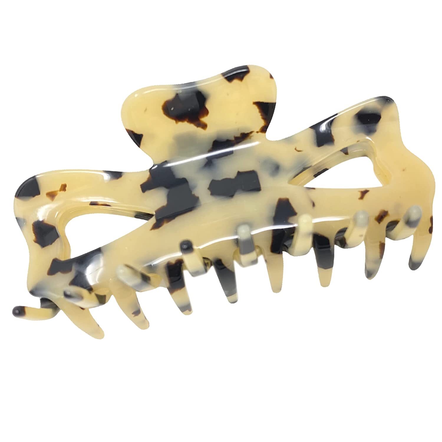 "French Amie Medium Butterfly 3.5\" Handmade Cellulose Acetate Hair Claw for Women"