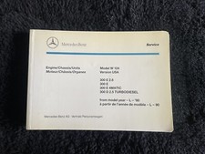 Mercedes Benz MB W124 300E 300D 2.6 4 Matic 1990 USA Parts Catalog List OEM
