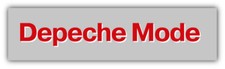 Depeche Mode Car Bumper Sticker Decal - 9'', 12'' or 14''