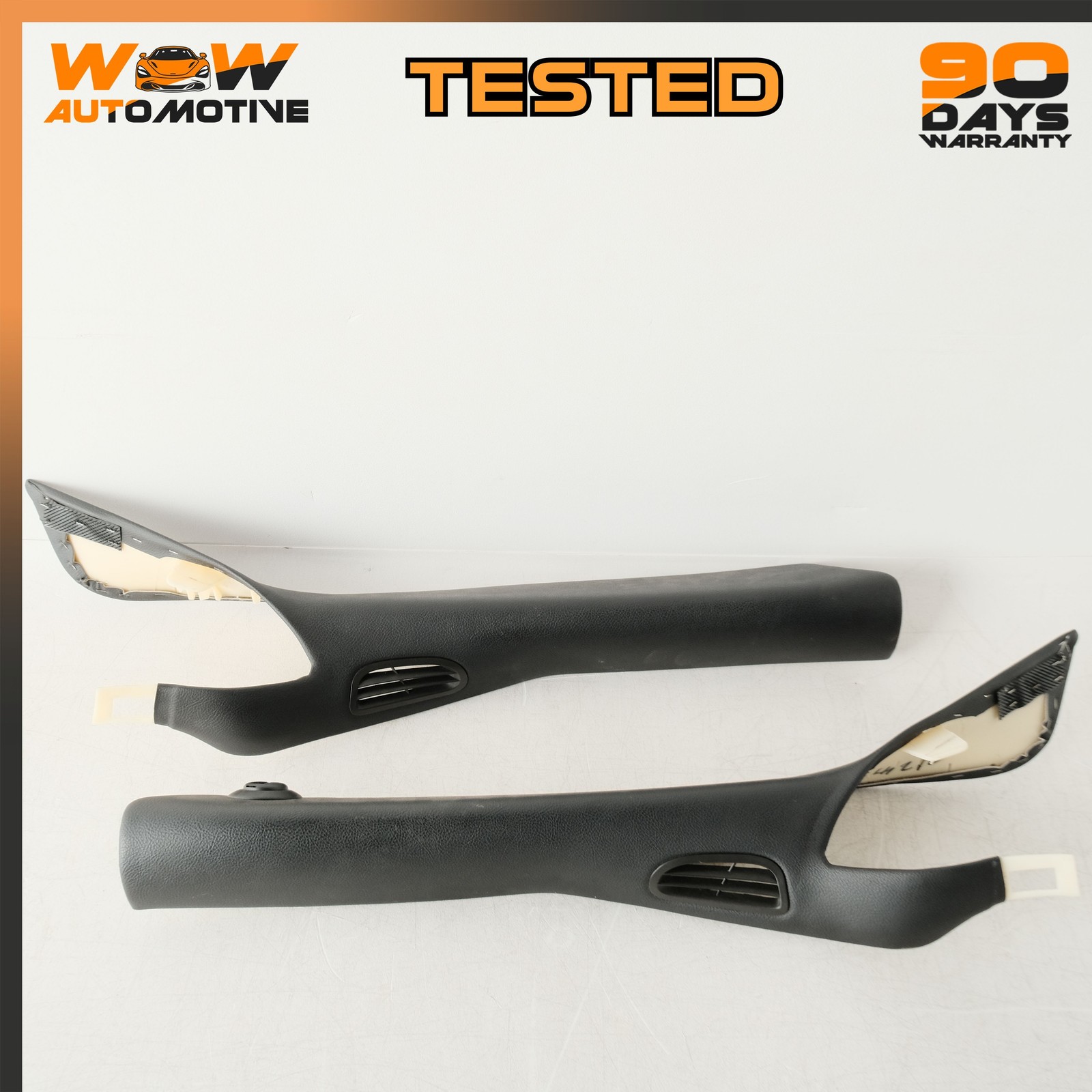 05-13 CHEVROLET CORVETTE C6 FRONT RIGHT LEFT PILLAR TRIM MOLDING ASSEMBLY OEM