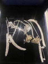 gioieli swarovski set colana+spilla+orechini