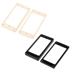 Humbucker Guitar Pickup Mounting Rings Plastic Flat Bottom Electric Guitar