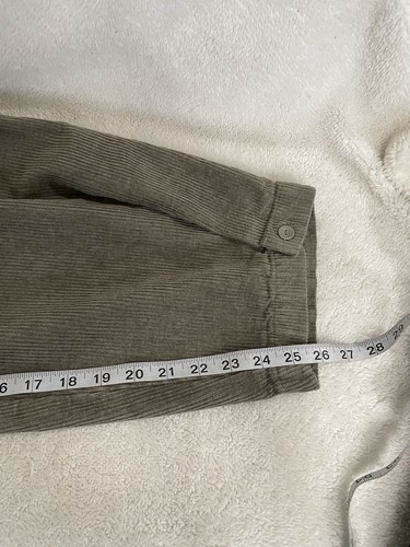 Pantalones de pana cónicos para mujer Poetry oliva cáñamo algodón yak talla EE. UU. 14 - Imagen 9 de 9