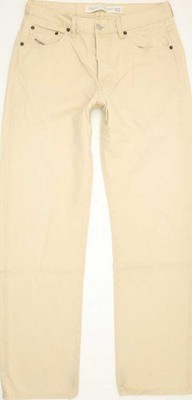 Diesel Cheyenne Herren Jeans Beige Straight Regular W34 L33 (89324)