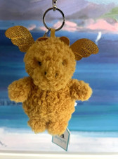 Jellycat Amuseables Little Dragon Plush Keychain Bag Charm Collectible NWT