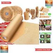 Honeycomb Packing Paper 15 Inch x 400 Ft Kraft 80GSM Recyclable Cushioning Wrap