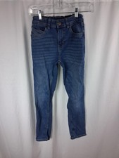 Tommy Hilfiger Jeans Youth 10 Blue Stretch Straight Denim 5-Pocket Zip Fly Kids