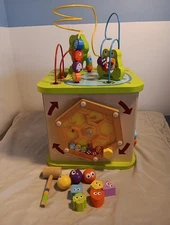 Hape Country Critters Discovery Box Wooden Activity Center Baby Toy