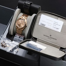 Vacheron Overseas 2025 41.5mm 18k Rose Gold Champagne Dial Bracelet 4300V 2