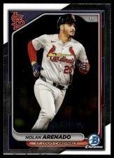 Nolan Arenado 2024 Bowman Chrome #32 St. Louis Cardinals FREE SHIP AutographDen