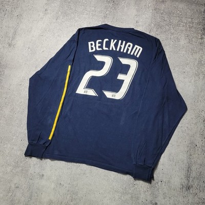 【NEW】【ベッカム】【MLSパッチ付】LAギャラクシー(2007) LA Galaxy 2007 2008 Football Shirt BECKHAM Soccer Jersey MLS Mens