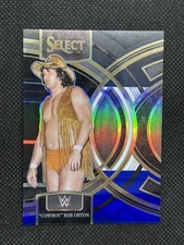 2024 Panini Select WWE "Cowboy" Bob Orton Black and Blue Prizms #185 #/399