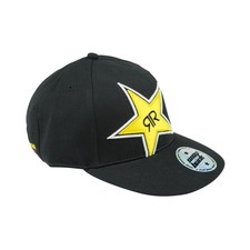 Cappellino Rockstar Energy Cap Snap Back nero unisex taglia regolabile berretto BMX