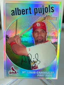 2008 Topps Heritage - Chrome Albert Pujols #C15 Refractor /559