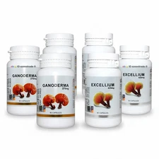 GANO Excel Ganoderma Immune Boost Excellium Lucidum Reishi Lingzhi 90 Caps