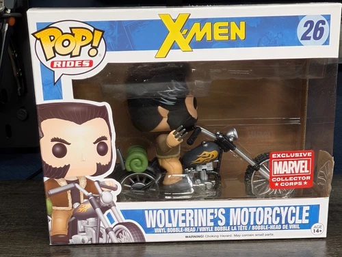Wolverine's Motorcycle Funko Pop! Rides X-Men #26 Collector Corps Exclusive NIB