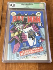 Batman 251 CGC 9.8 White Facsimile SS Neal Adams (Iconic Adams Cover) +magnet