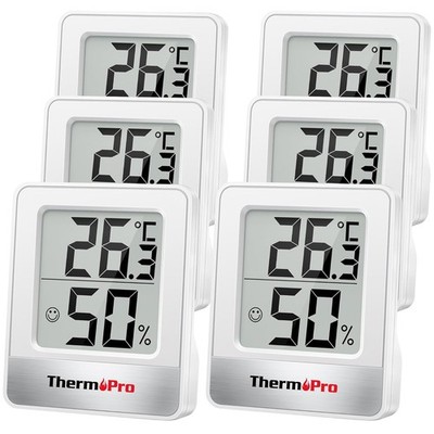 ThermoPro TP49-6 Raumthermometer Temperatur Feuchtigkeitsmesser