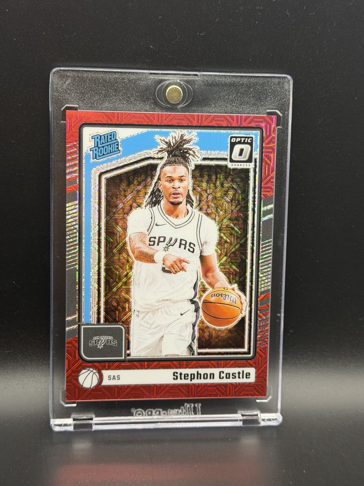 Stephon Castle 2024-25 Panini Donruss Optic Rated Rookie Red Choice /88 #254