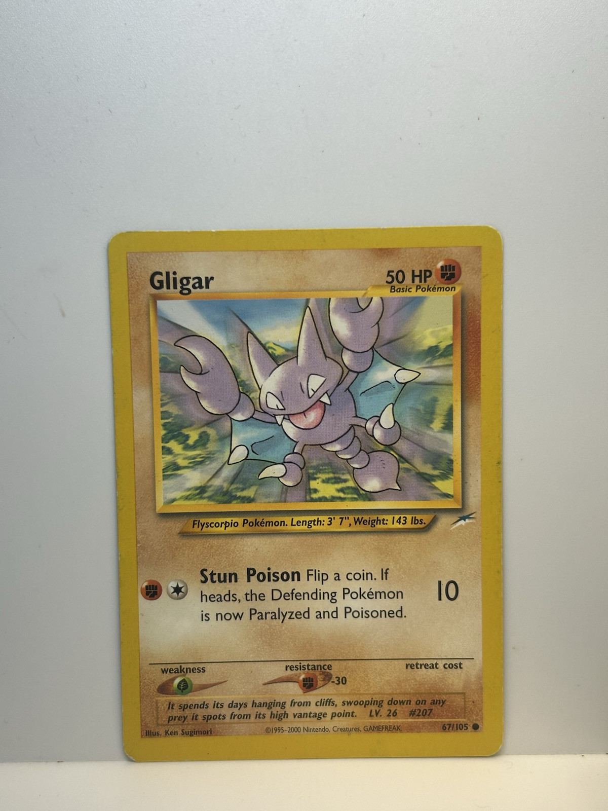 Pokemon TCG Cards Gligar 67/105 Neo Destiny