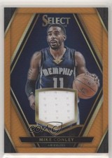 2015-16 Panini Select Swatches Orange Prizm 16/35 Mike Conley #25 04cw