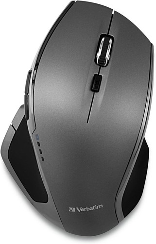 Verbatim Wireless Mouse – Optical Wireless Mouse with Blue LED Lens, 2.4 GHz, Na - Picture 2 of 4